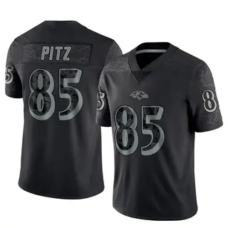Baltimore Ravens Men's Sam Pitz Limited Reflective Jersey - Black