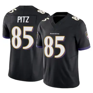 Baltimore Ravens Men's Sam Pitz Limited Vapor F.U.S.E. Jersey - Black