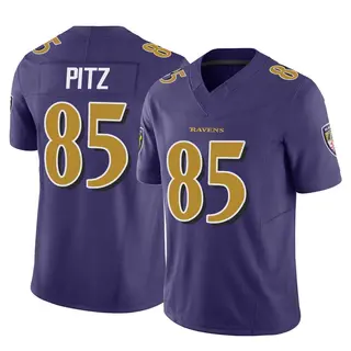 Baltimore Ravens Men's Sam Pitz Limited Vapor F.U.S.E. Jersey - Purple