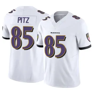 Baltimore Ravens Men's Sam Pitz Limited Vapor F.U.S.E. Jersey - White