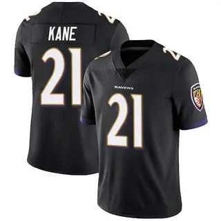 Baltimore Ravens Men's Sanoussi Kane Limited Alternate Vapor Untouchable Jersey - Black