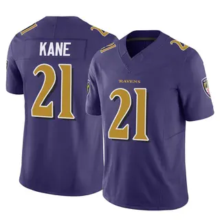 Baltimore Ravens Men's Sanoussi Kane Limited Vapor F.U.S.E. Jersey - Purple