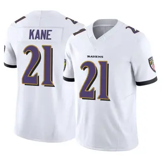 Baltimore Ravens Men's Sanoussi Kane Limited Vapor F.U.S.E. Jersey - White
