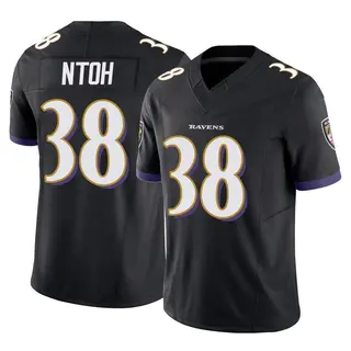 Baltimore Ravens Men's Sone Ntoh Limited Vapor F.U.S.E. Jersey - Black