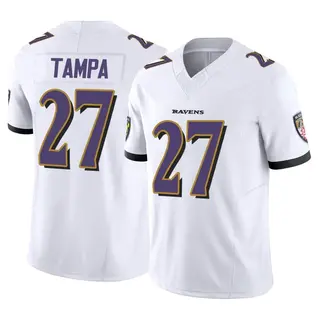 Baltimore Ravens Men's T.J. Tampa Limited Vapor F.U.S.E. Jersey - White