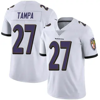 Baltimore Ravens Men's T.J. Tampa Limited Vapor Untouchable Jersey - White