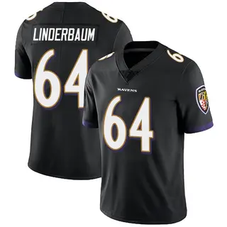Baltimore Ravens Men's Tyler Linderbaum Limited Alternate Vapor Untouchable Jersey - Black