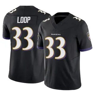 Baltimore Ravens Men's Tyler Loop Limited Vapor F.U.S.E. Jersey - Black