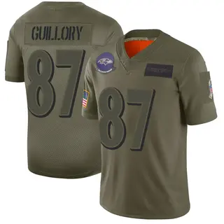Baltimore Ravens Men's Xavier Guillory Limited 2019 Salute to Service Jersey - Camo