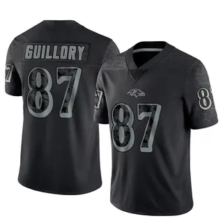 Baltimore Ravens Men's Xavier Guillory Limited Reflective Jersey - Black