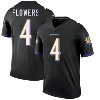 Baltimore Ravens Men's Zay Flowers Legend Jersey - Black