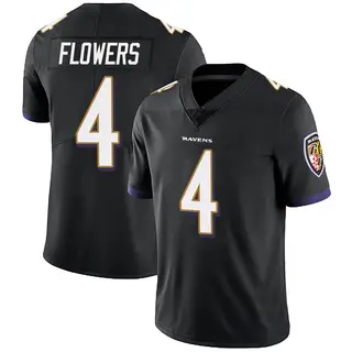 Baltimore Ravens Men's Zay Flowers Limited Alternate Vapor Untouchable Jersey - Black