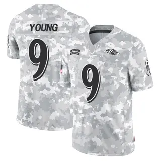 Baltimore Ravens Men's Zion Young Limited 2024 Salute to Service Jersey - Arctic Camo