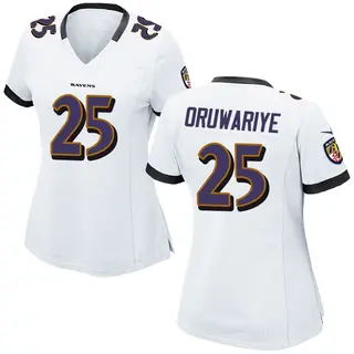 Baltimore Ravens Women's Amani Oruwariye Game Jersey - White