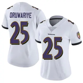 Baltimore Ravens Women's Amani Oruwariye Limited Vapor Untouchable Jersey - White
