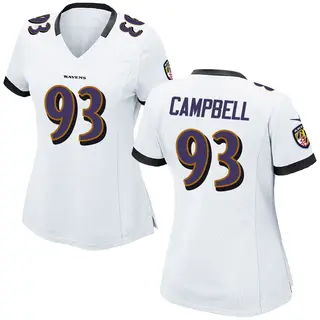 Baltimore Ravens Women's Calais Campbell Game Jersey - White