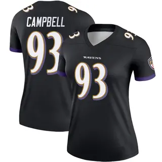 Baltimore Ravens Women's Calais Campbell Legend Jersey - Black