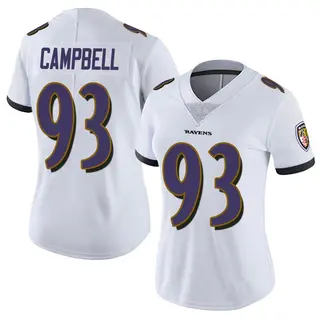 Baltimore Ravens Women's Calais Campbell Limited Vapor Untouchable Jersey - White