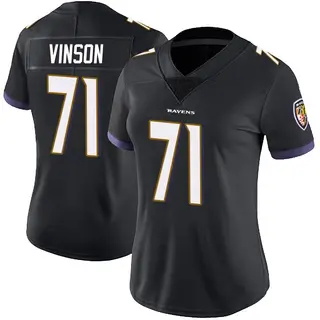 Baltimore Ravens Women's Carson Vinson Limited Alternate Vapor Untouchable Jersey - Black
