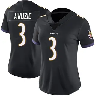 Baltimore Ravens Women's Chidobe Awuzie Limited Alternate Vapor Untouchable Jersey - Black