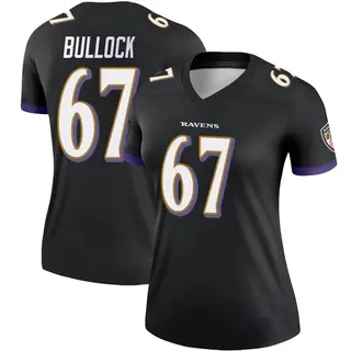 Baltimore Ravens Women's Corey Bullock Legend Jersey - Black