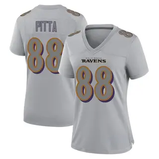 Baltimore Ravens Women's Dennis Pitta Game Atmosphere Fashion Jersey - Gray