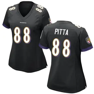 Baltimore Ravens Women's Dennis Pitta Game Jersey - Black