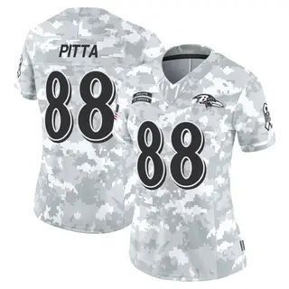 Baltimore Ravens Women's Dennis Pitta Limited 2024 Salute to Service Jersey - Arctic Camo
