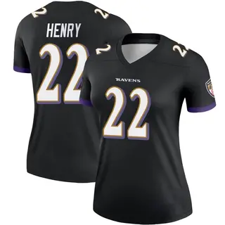Baltimore Ravens Women's Derrick Henry Legend Jersey - Black