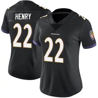 Baltimore Ravens Women's Derrick Henry Limited Alternate Vapor Untouchable Jersey - Black