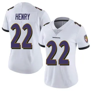 Baltimore Ravens Women's Derrick Henry Limited Vapor Untouchable Jersey - White