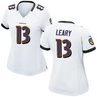 Baltimore Ravens Women's Devin Leary Game Jersey - White