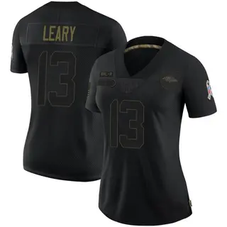 Baltimore Ravens Women's Devin Leary Limited 2020 Salute To Service Jersey - Black