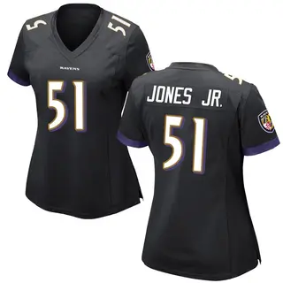 Baltimore Ravens Women's Emery Jones Jr. Game Jersey - Black