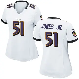 Baltimore Ravens Women's Emery Jones Jr. Game Jersey - White