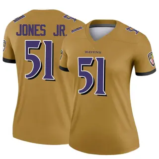 Baltimore Ravens Women's Emery Jones Jr. Legend Inverted Jersey - Gold