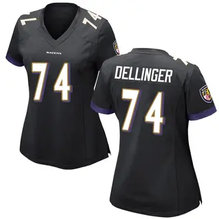 Baltimore Ravens Women's Garrett Dellinger Game Jersey - Black