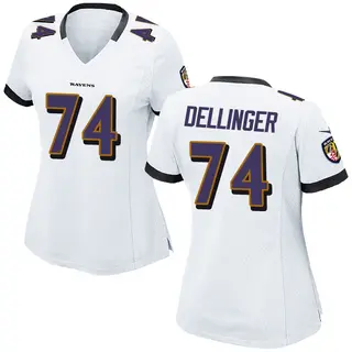 Baltimore Ravens Women's Garrett Dellinger Game Jersey - White