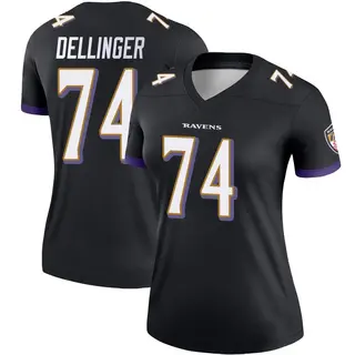 Baltimore Ravens Women's Garrett Dellinger Legend Jersey - Black