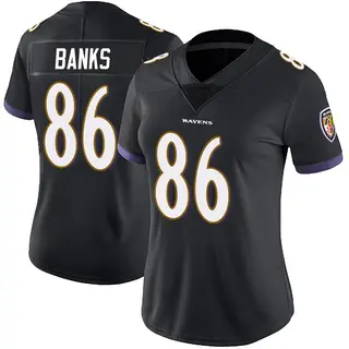 Baltimore Ravens Women's Jahmal Banks Limited Alternate Vapor Untouchable Jersey - Black