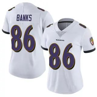 Baltimore Ravens Women's Jahmal Banks Limited Vapor Untouchable Jersey - White