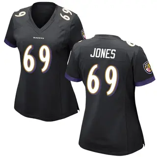 Baltimore Ravens Women's Jayson Jones Game Jersey - Black