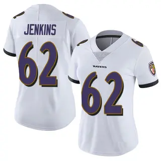 Baltimore Ravens Women's John Jenkins Limited Vapor Untouchable Jersey - White