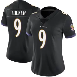 Baltimore Ravens Women's Justin Tucker Limited Alternate Vapor Untouchable Jersey - Black