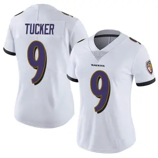 Baltimore Ravens Women's Justin Tucker Limited Vapor Untouchable Jersey - White