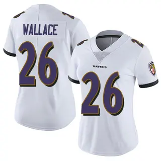 Baltimore Ravens Women's K'Von Wallace Limited Vapor Untouchable Jersey - White