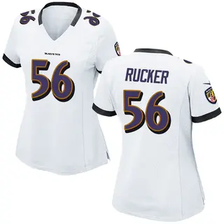 Baltimore Ravens Women's Kaimon Rucker Game Jersey - White