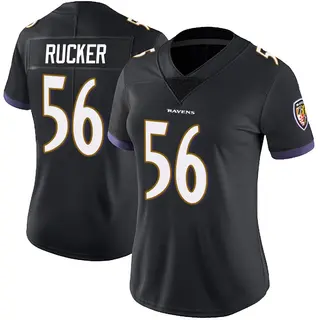 Baltimore Ravens Women's Kaimon Rucker Limited Alternate Vapor Untouchable Jersey - Black