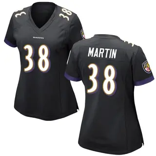 Baltimore Ravens Women's Keyon Martin Game Jersey - Black