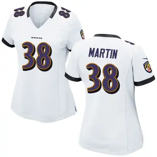 Baltimore Ravens Women's Keyon Martin Game Jersey - White